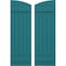 Ekena Millwork Americraft 5-Board (2 Batten) Wood Joined Board-n-Batten Shutters w/Ellipt Top, ARW101BE518X77ANH, PR ARW101BE518X77ANH - alternate 1